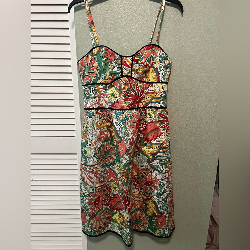 Nanette Lepore Vibrant Floral Midi Dress